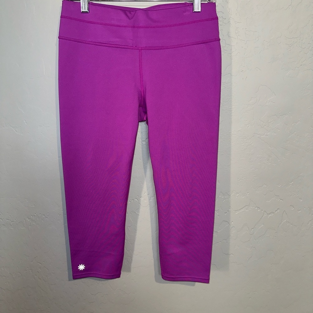 Athleta Purple Cropped Leggings